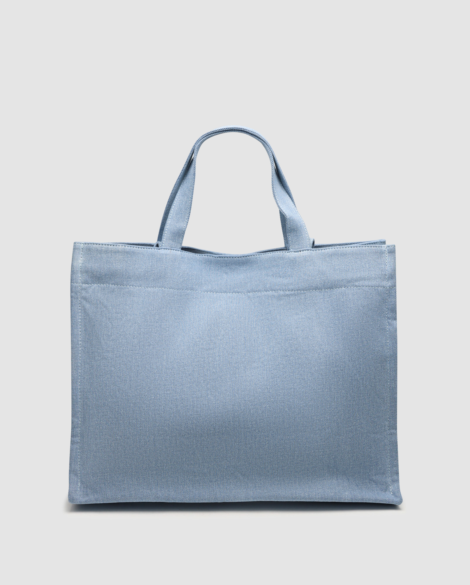 Acne Studios Logo-Embossed Distressed Denim Tote Bag - 2