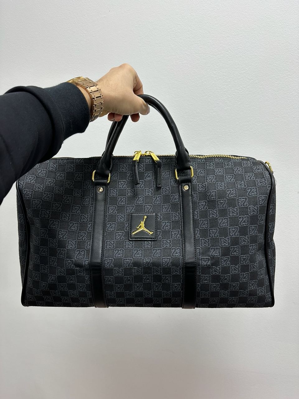 Air Jordan Monogram Duffle Bag Grey - 3
