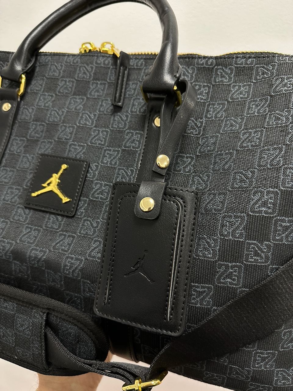 Air Jordan Monogram Duffle Bag Grey - 5