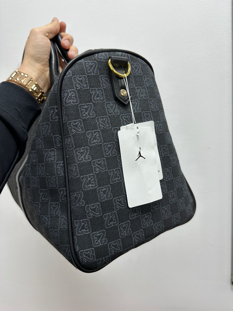 Air Jordan Monogram Duffle Bag Grey - 9
