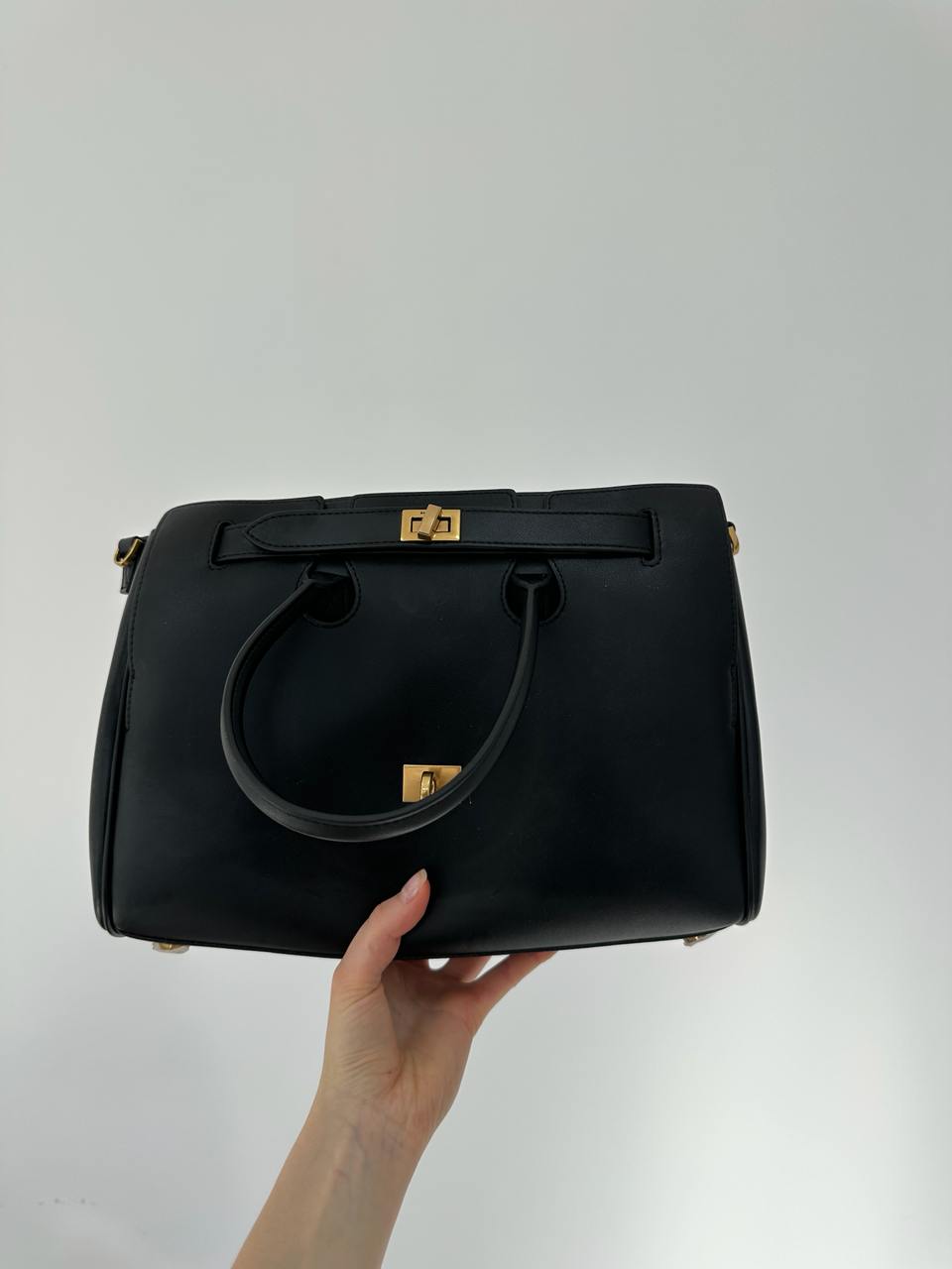 Balenciaga Bel Air Small Carry All Bag in Black\Gold - 4