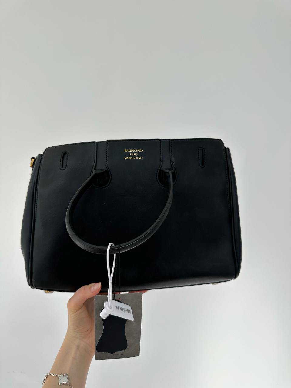 Balenciaga Bel Air Small Carry All Bag in Black\Gold - 6