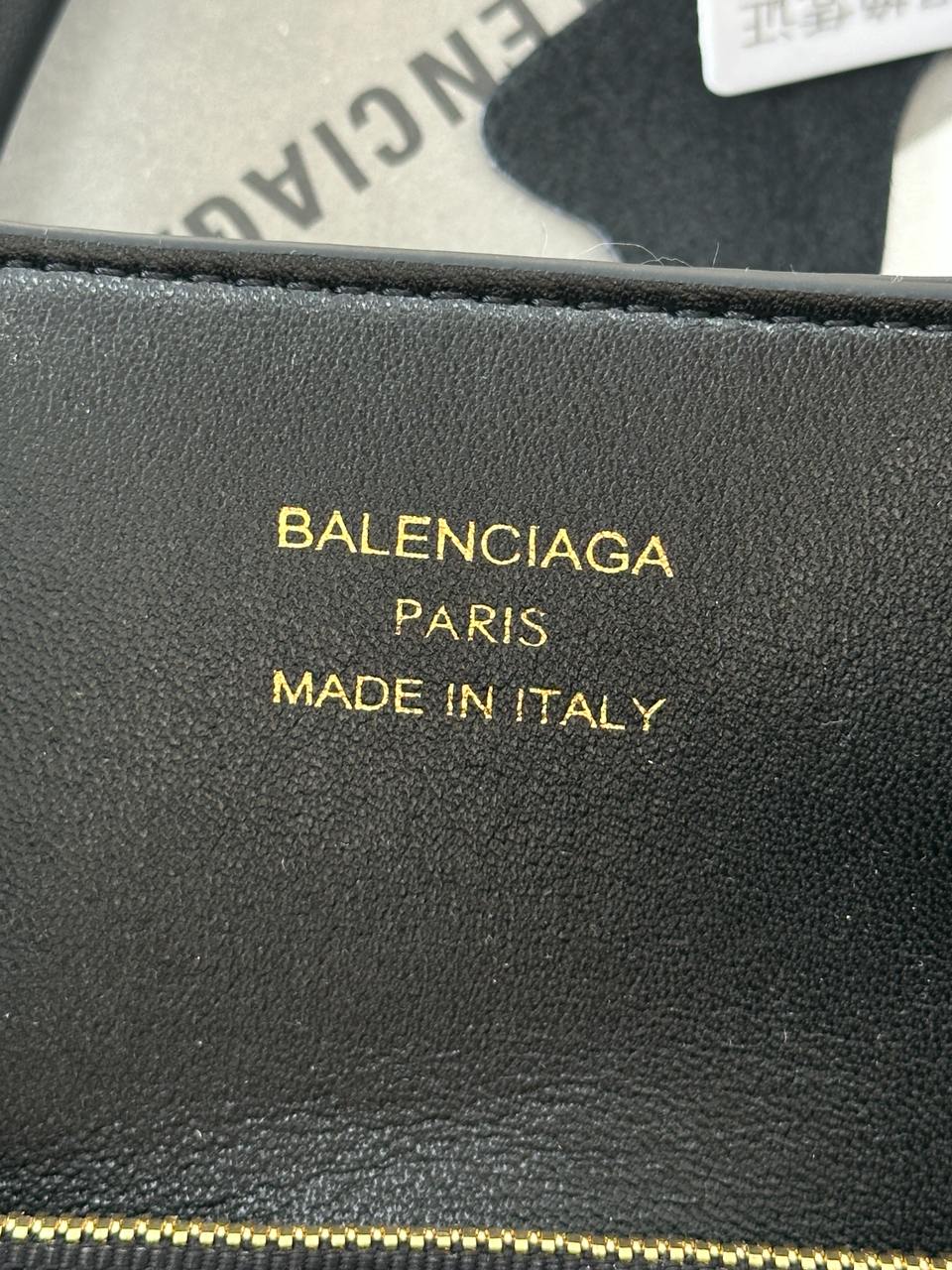 Balenciaga Bel Air Small Carry All Bag in Black\Gold - 7