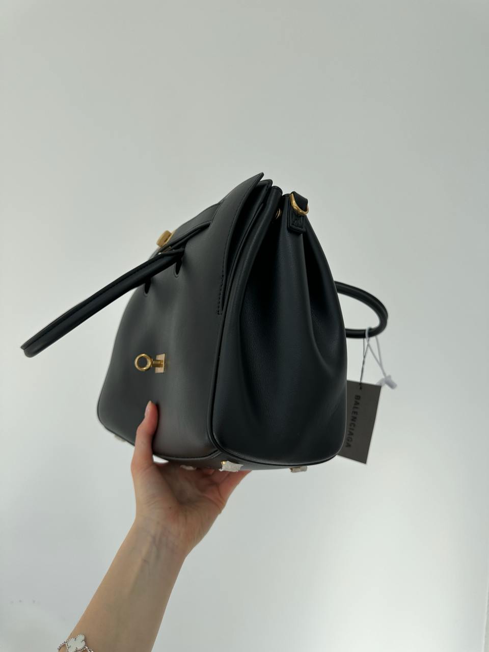 Balenciaga Bel Air Small Carry All Bag in Black\Gold - 9