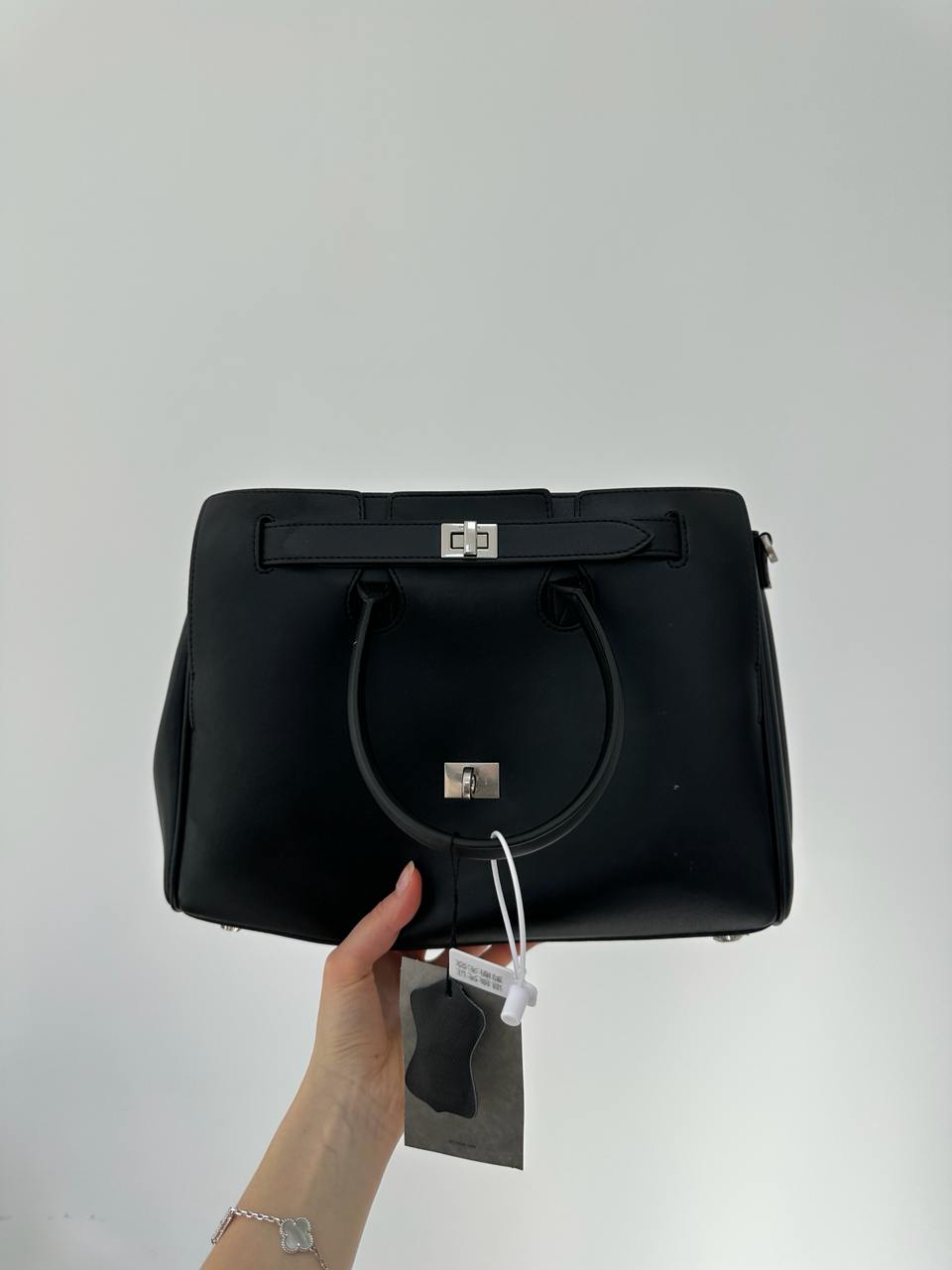 Balenciaga Bel Air Small Carry All Bag in Black\Silver - 4