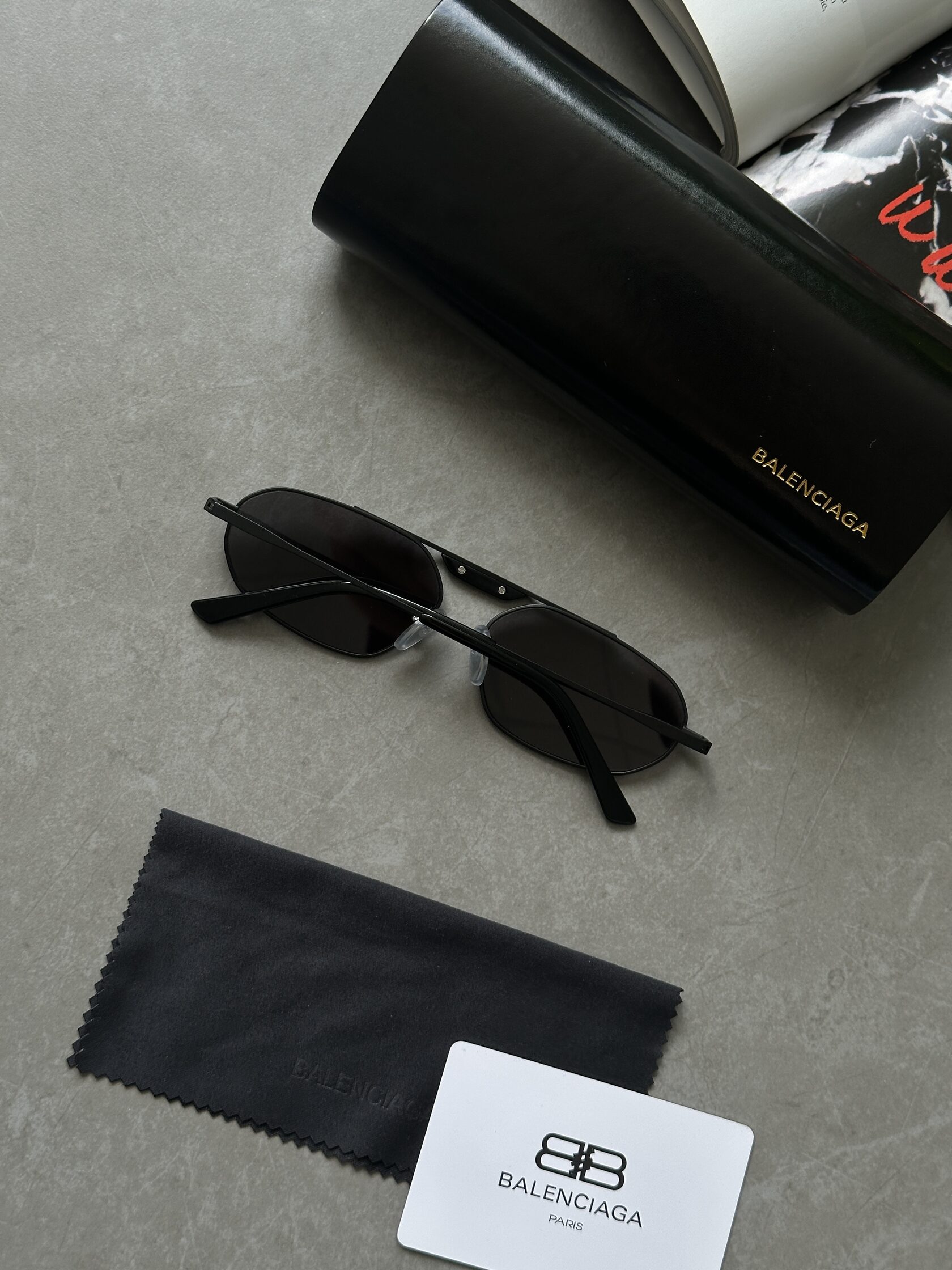 Balenciaga Black/Black BB0245S 001 - 7