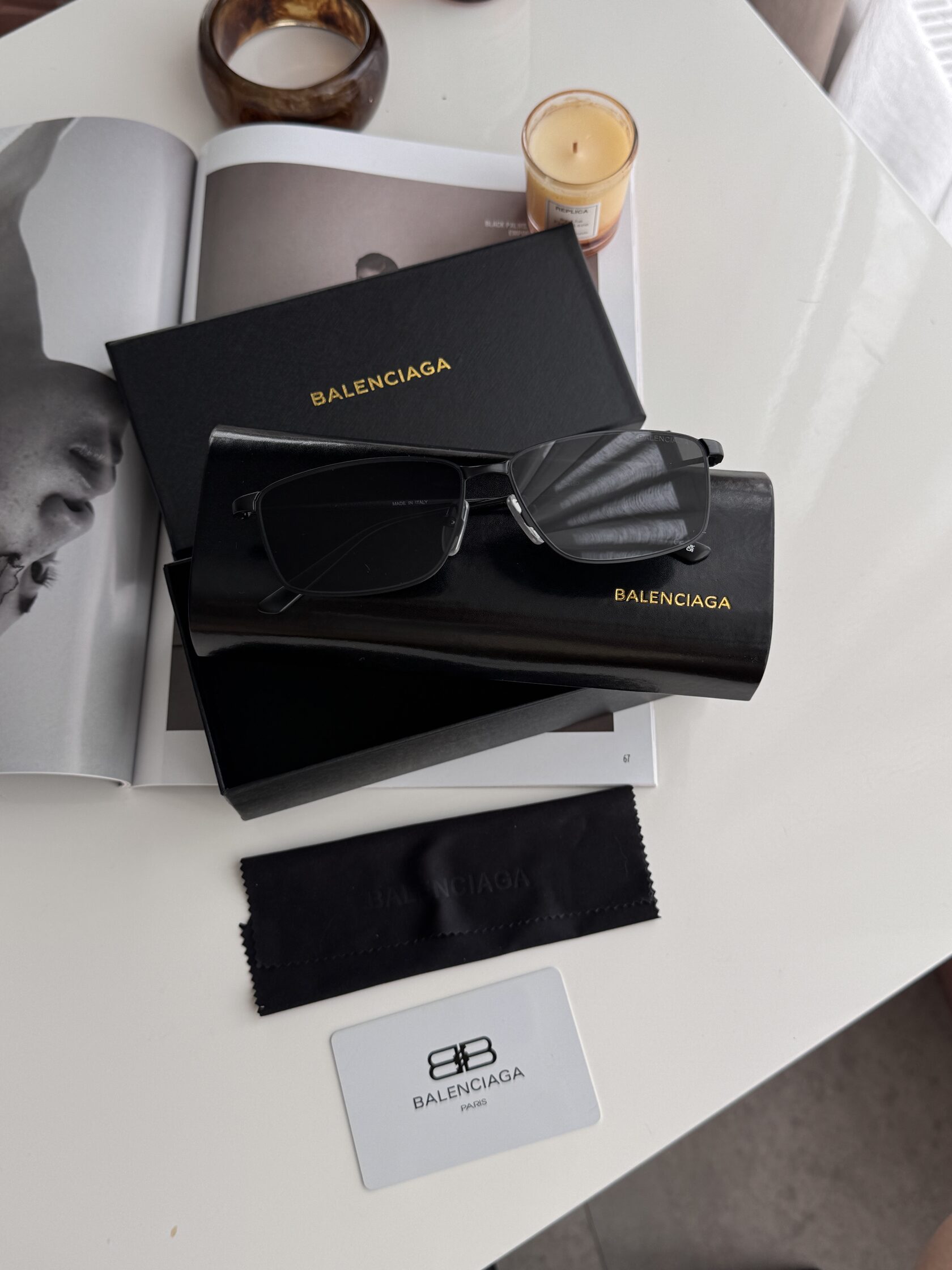 Balenciaga Black/Black BB0415O 001 XL - 4