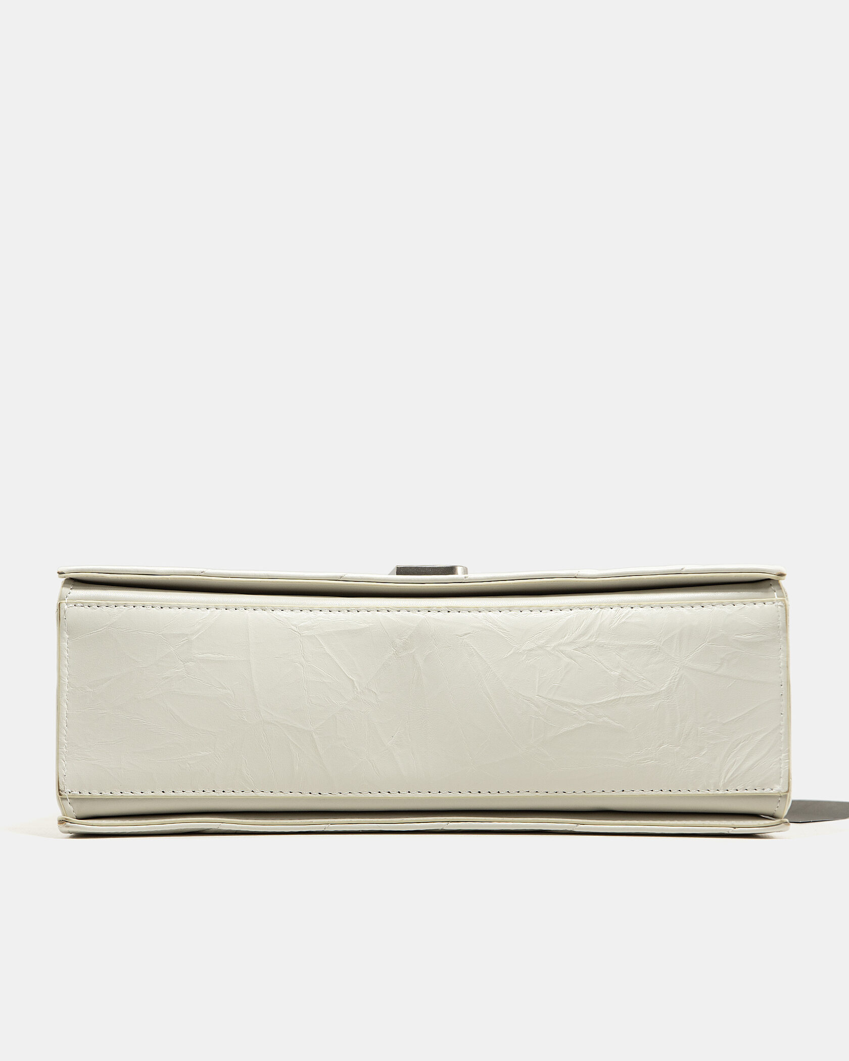 Balenciaga Crush Chain Bag Quilted in White\Silver - 10