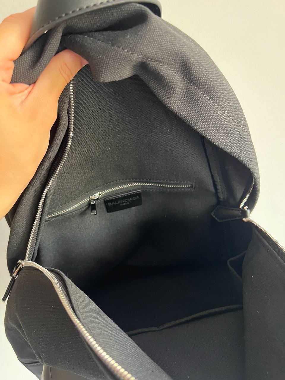 Balenciaga Everyday Backpack Black Textile - 11