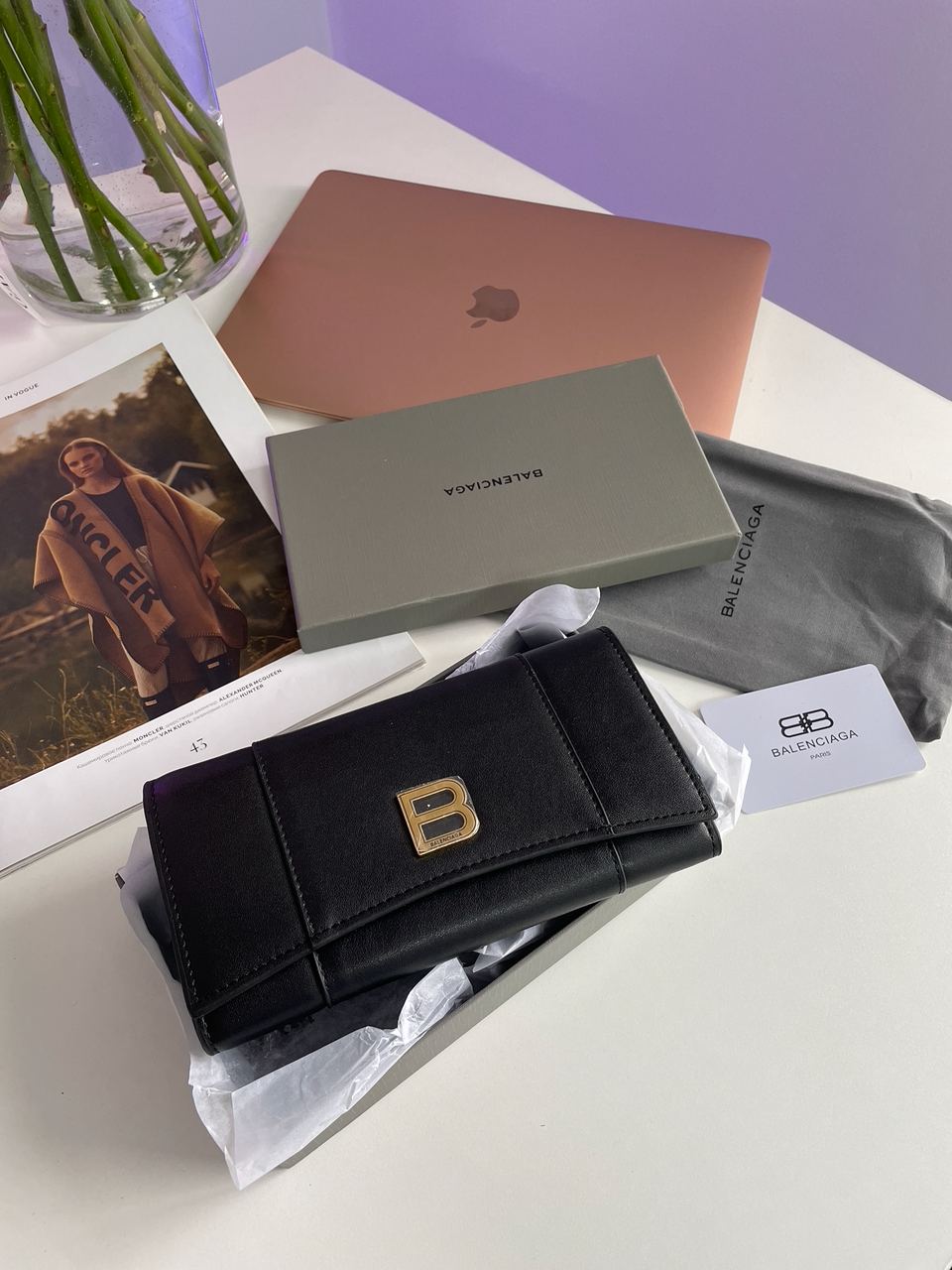 Balenciaga Hourglass Continental Wallet - 3