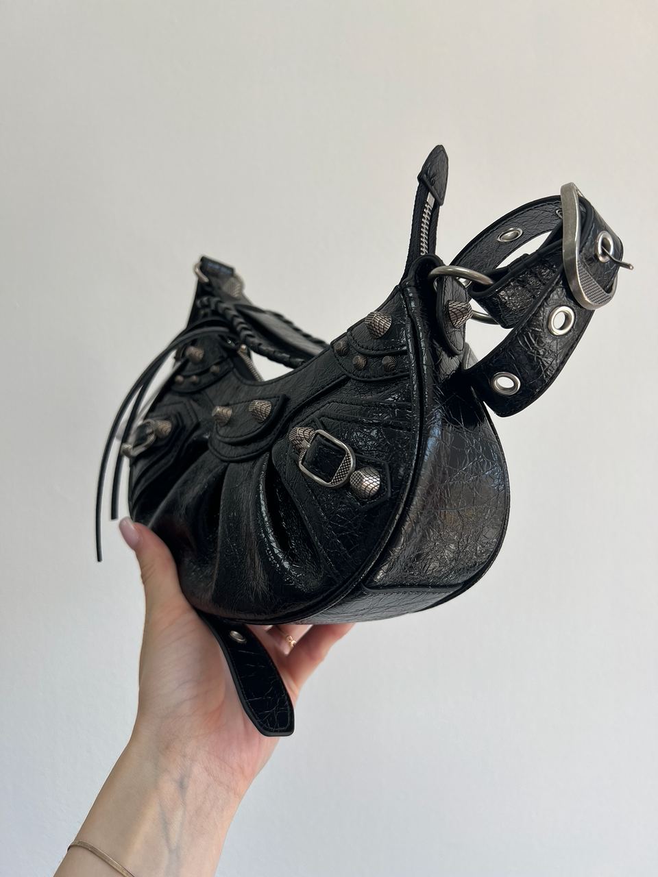 Balenciaga Le Cagole XS Shoulder Bag Black - 3