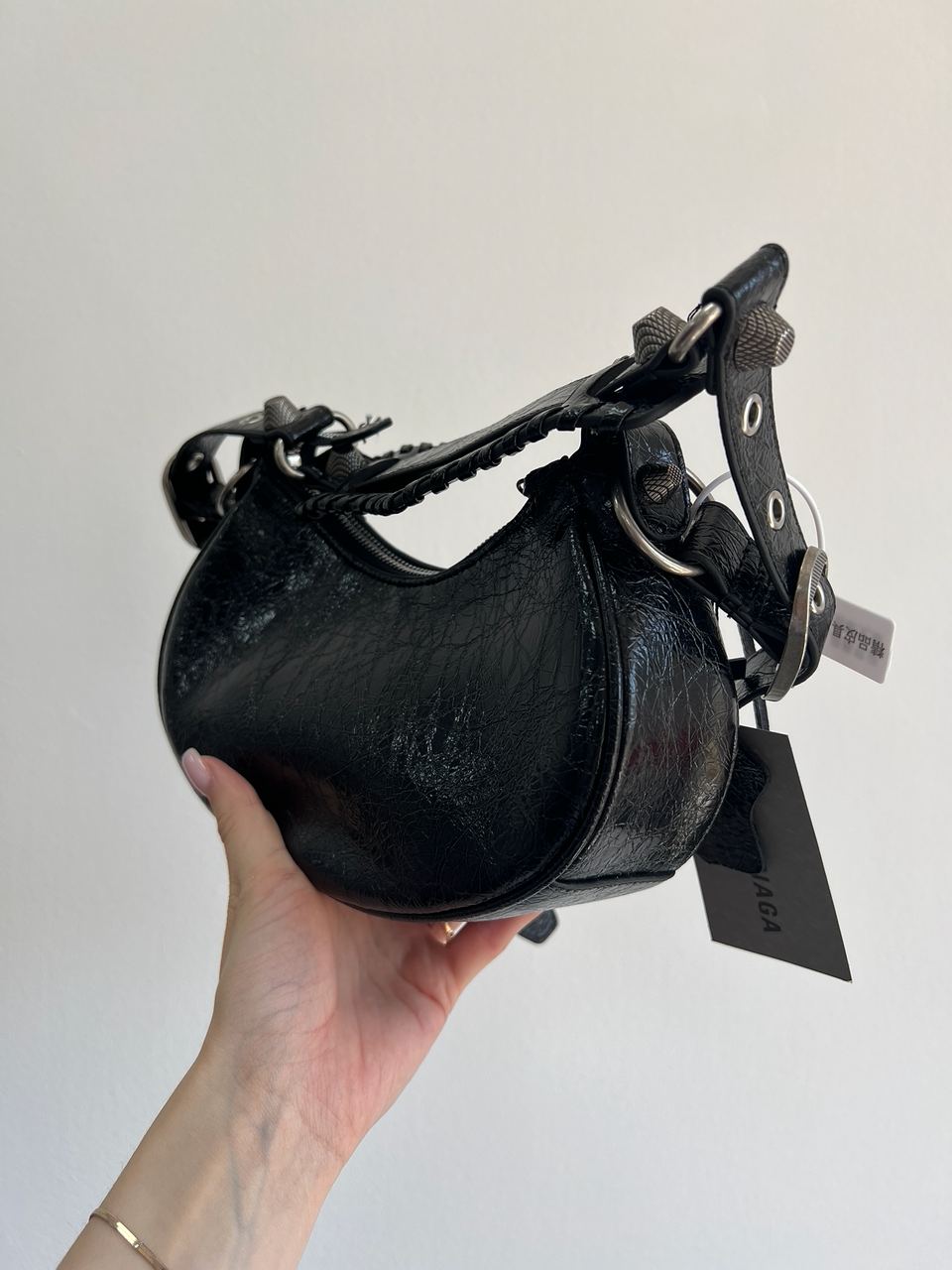 Balenciaga Le Cagole XS Shoulder Bag Black - 5