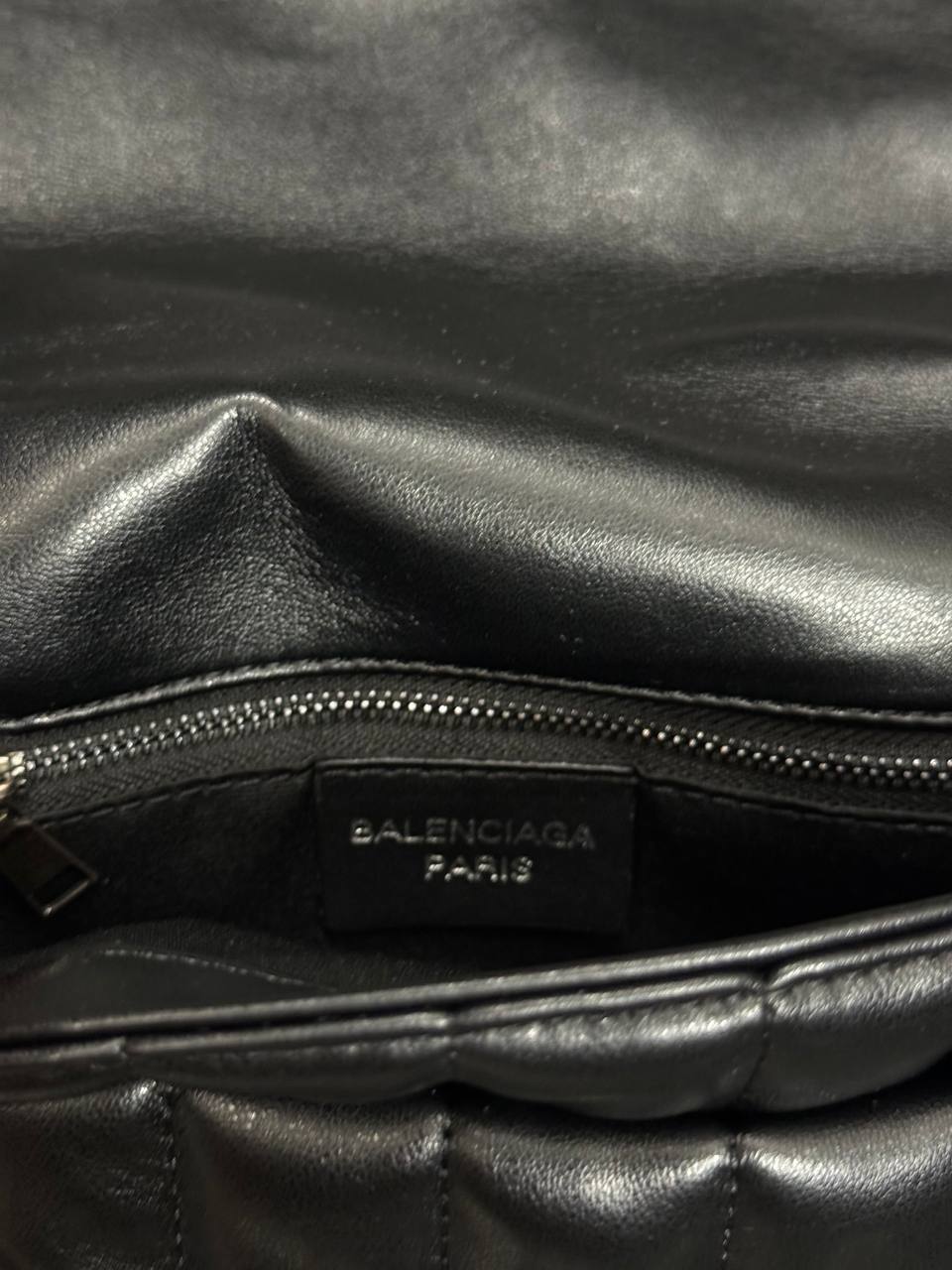 Balenciaga Monaco Mini Chain Bag Black/Silver - 6