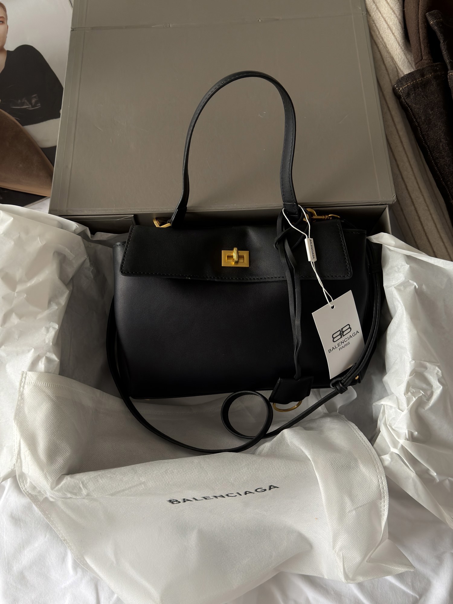Balenciaga Rodeo Black/Gold - 3