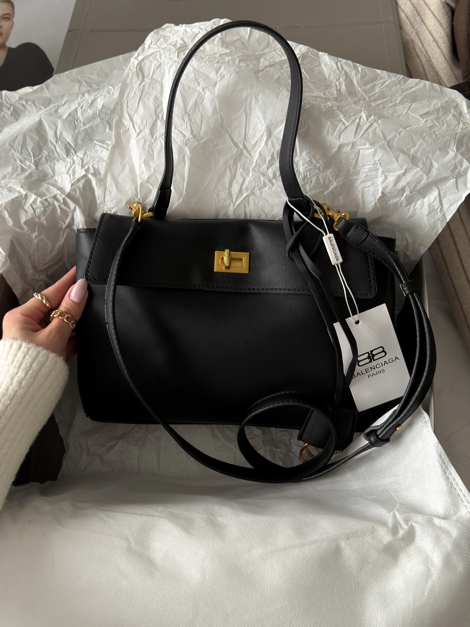 Balenciaga Rodeo Black/Gold - 2
