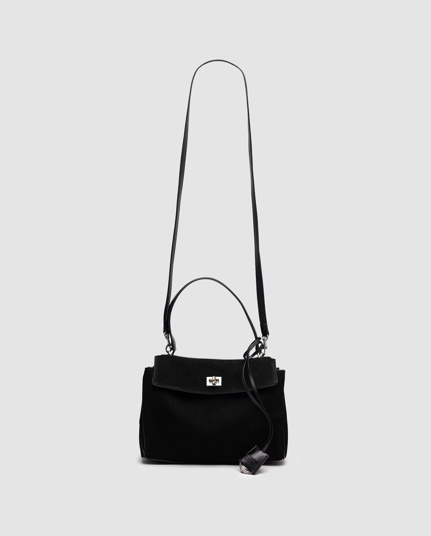 Balenciaga Rodeo Black Suede/Silver Hardware - 2