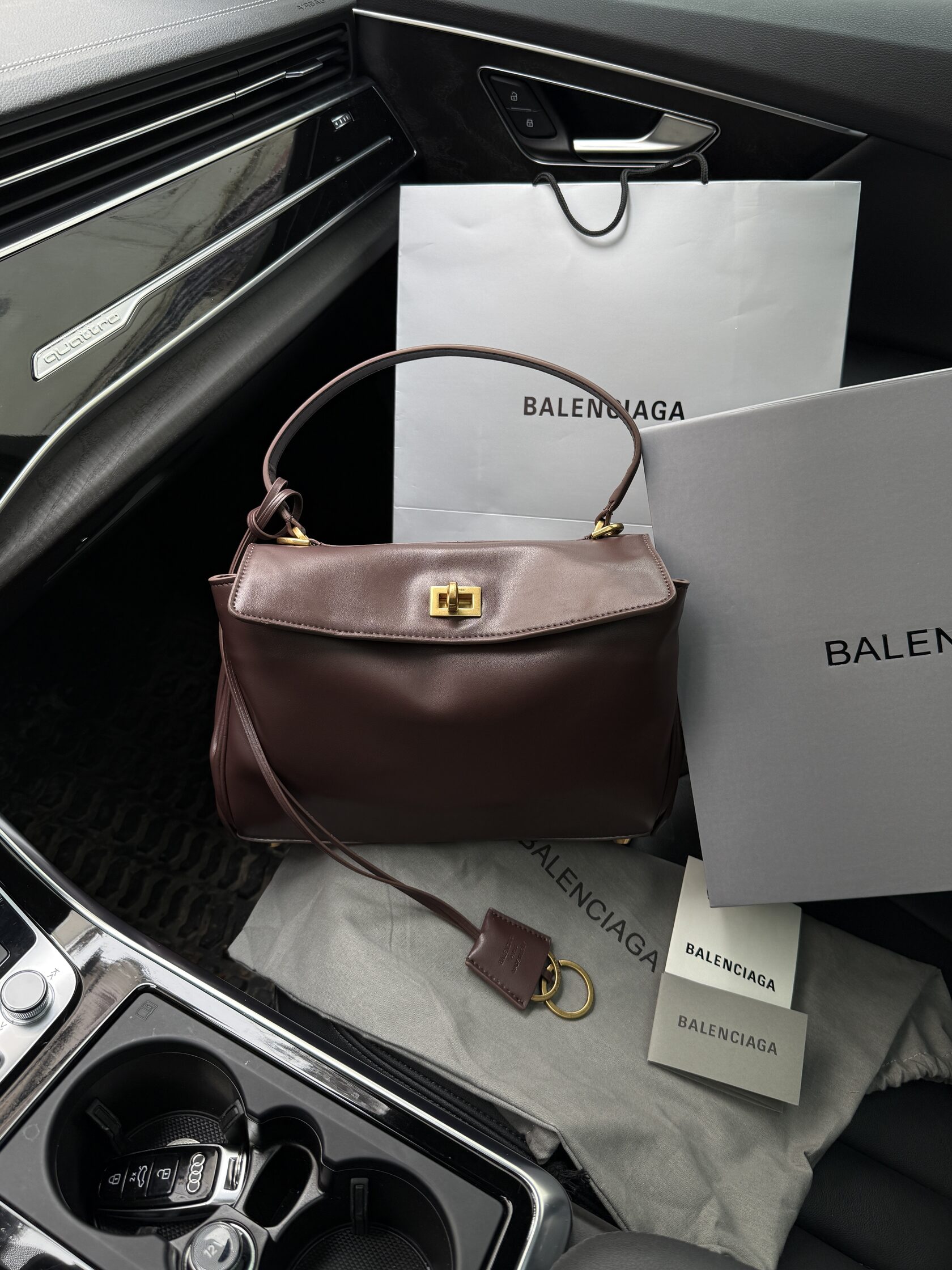 Balenciaga Rodeo Brown/Gold - 11