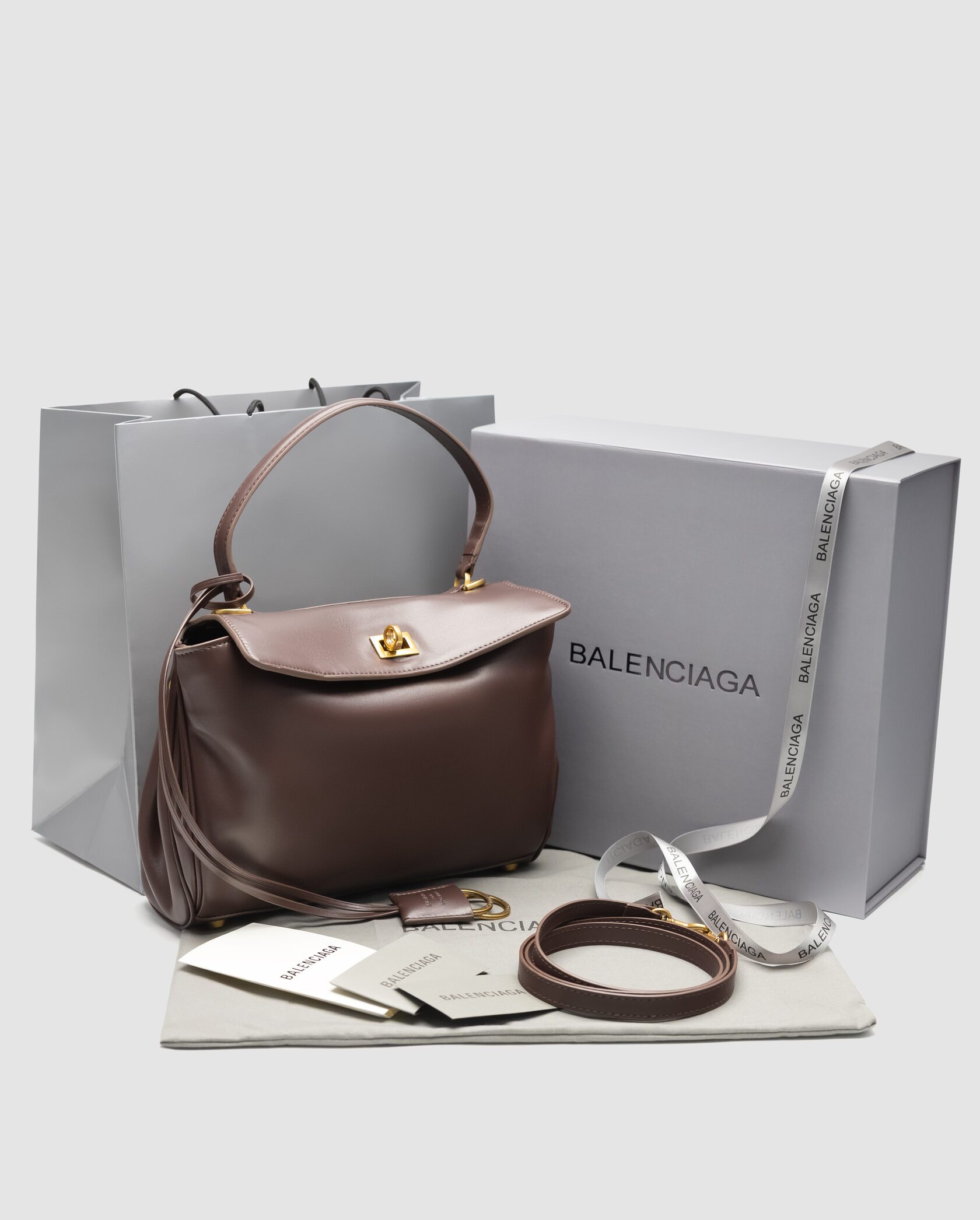 Balenciaga Rodeo Brown/Gold - 2