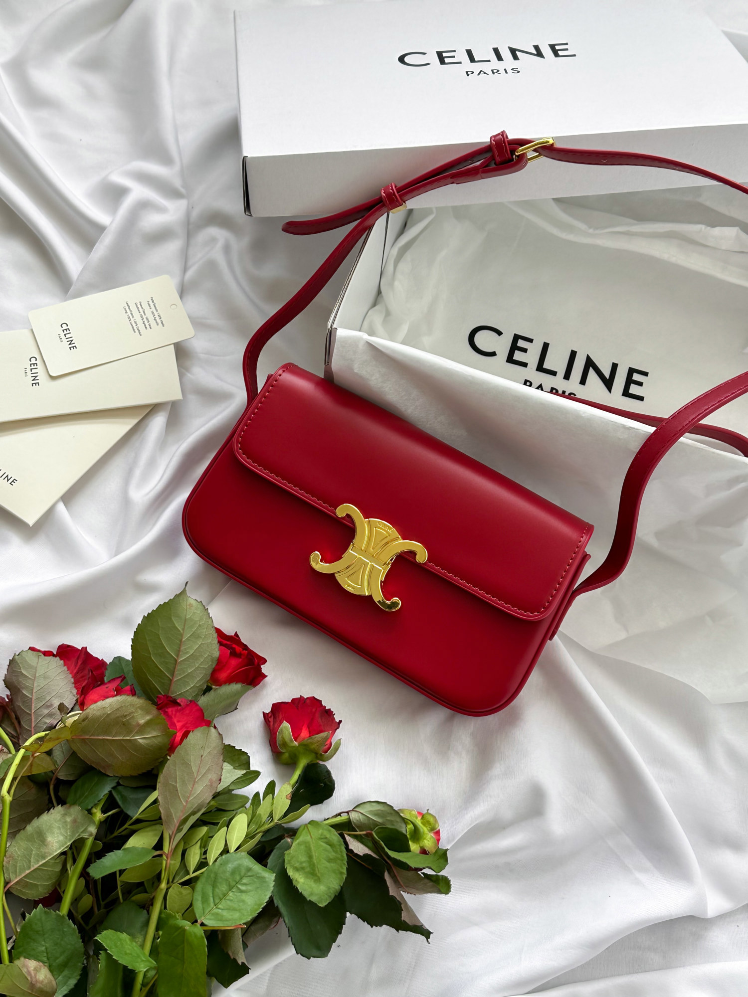 Balenciaga Rodeo Brown Suede/Gold Hardware Shoulder Bag Claude In Shiny Calfskin Burgundy [звичайна б - 3