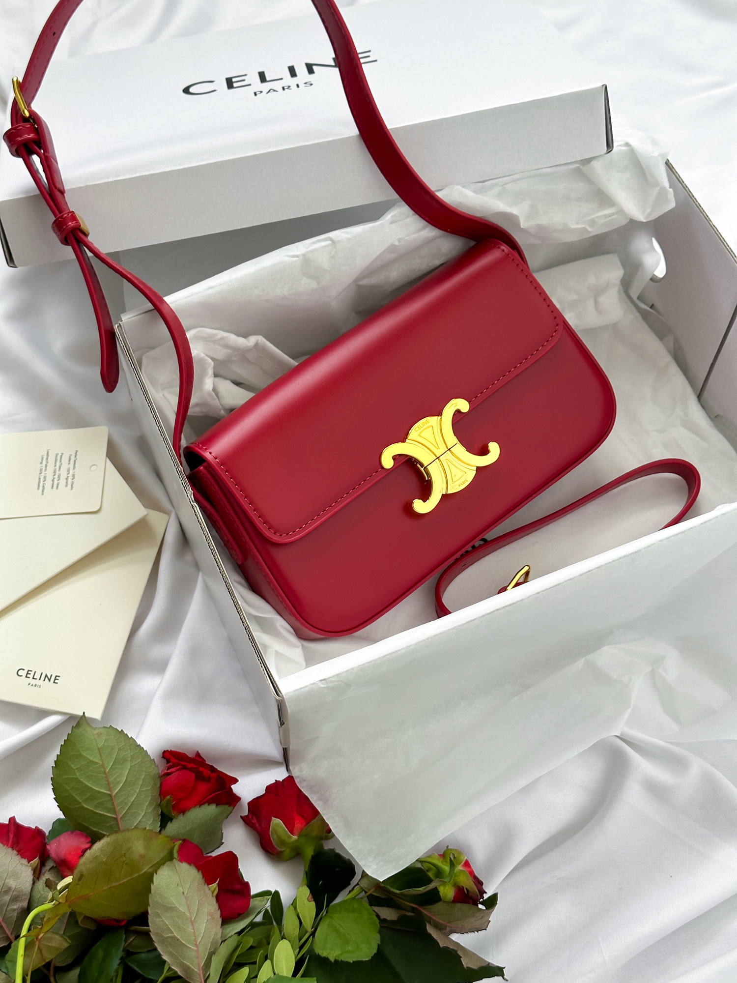 Balenciaga Rodeo Brown Suede/Gold Hardware Shoulder Bag Claude In Shiny Calfskin Burgundy [звичайна б - 8