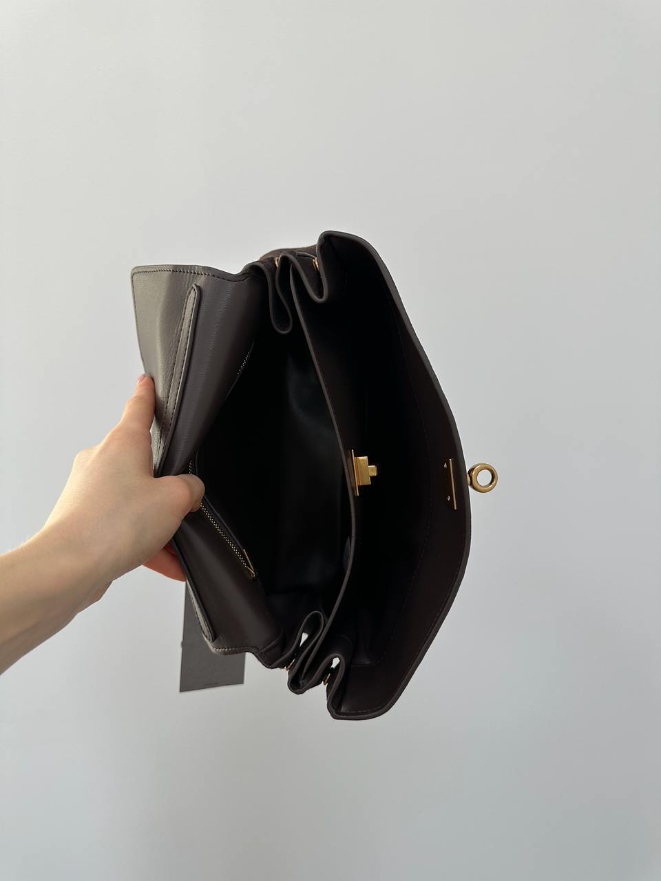 Balenciaga Rodeo Brown Suede/Gold Hardware - 13