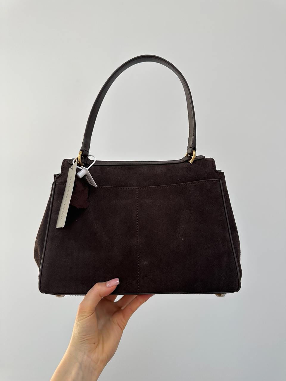 Balenciaga Rodeo Brown Suede/Gold Hardware - 5