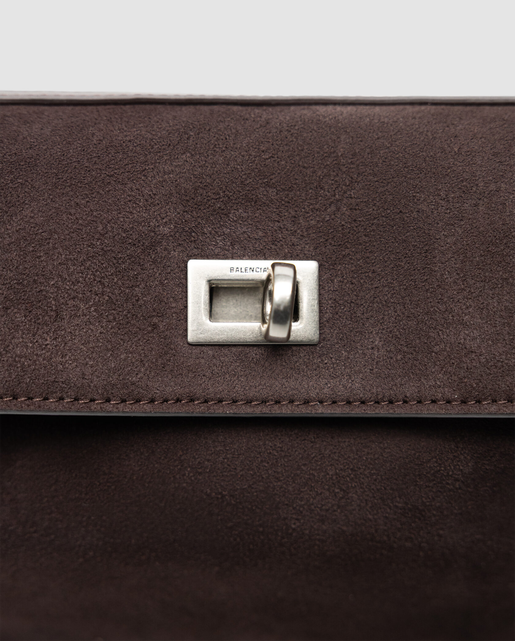 Balenciaga Rodeo Brown Suede/Silver Hardware - 16