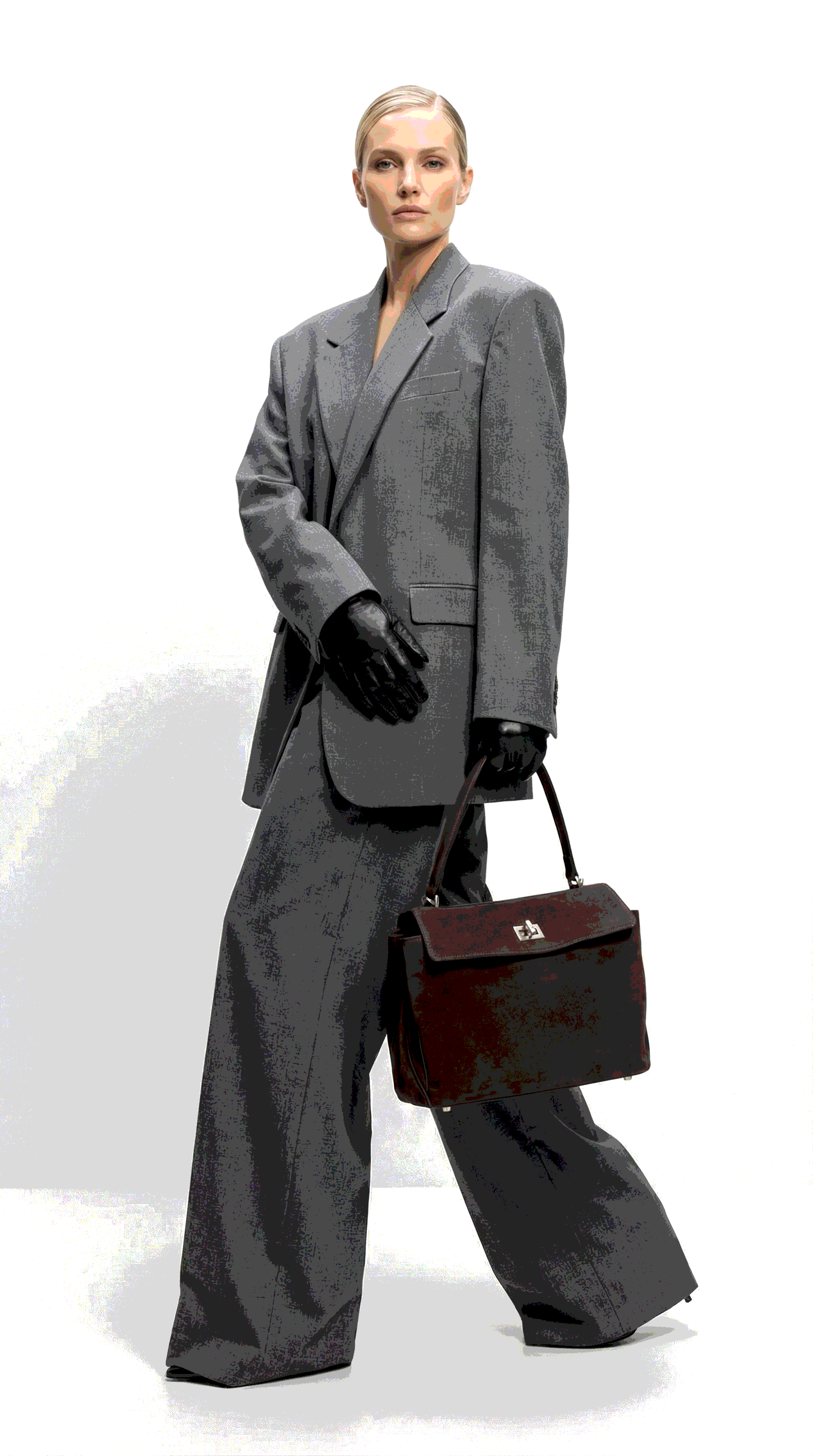 Balenciaga Rodeo Brown Suede/Silver Hardware - 4