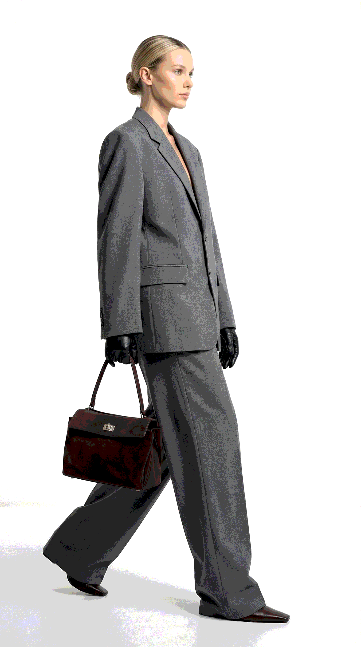 Balenciaga Rodeo Brown Suede/Silver Hardware - 5