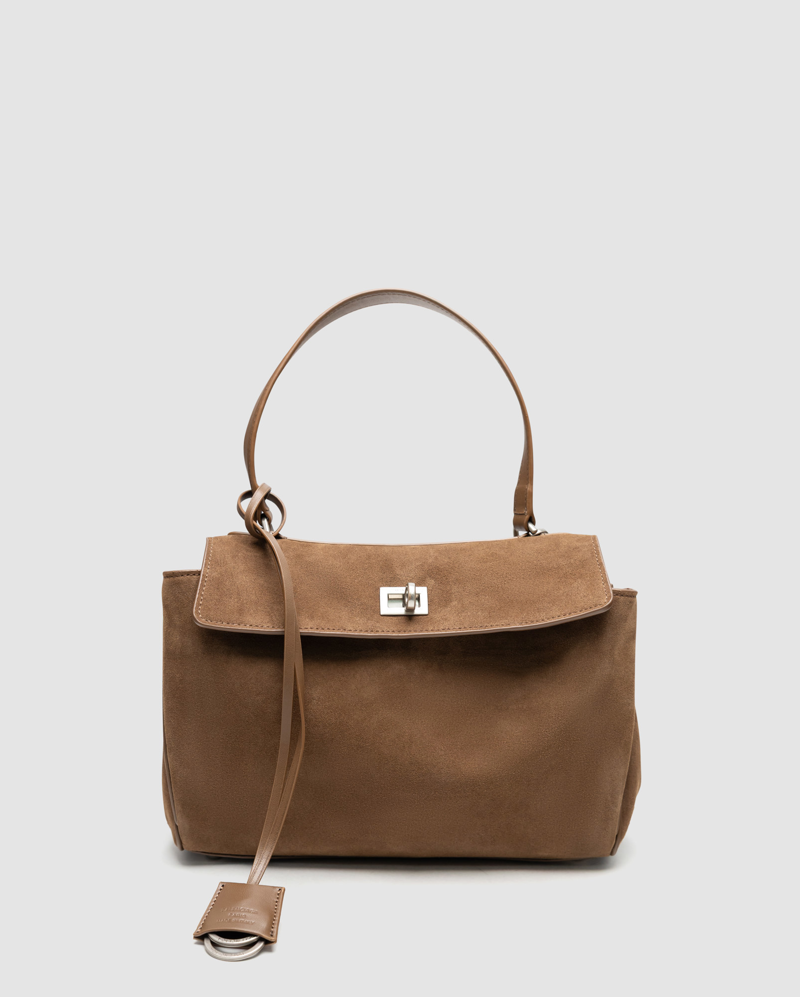 Balenciaga Rodeo Brown Suede/Silver - 2