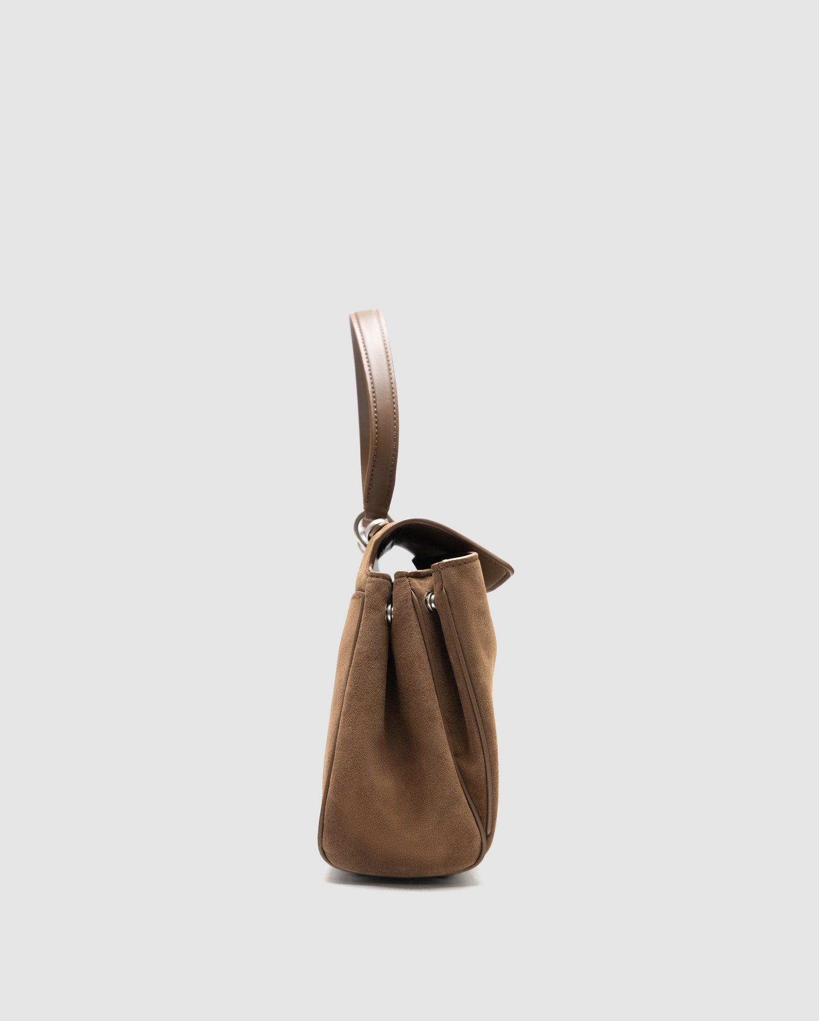 Balenciaga Rodeo Brown Suede/Silver - 4
