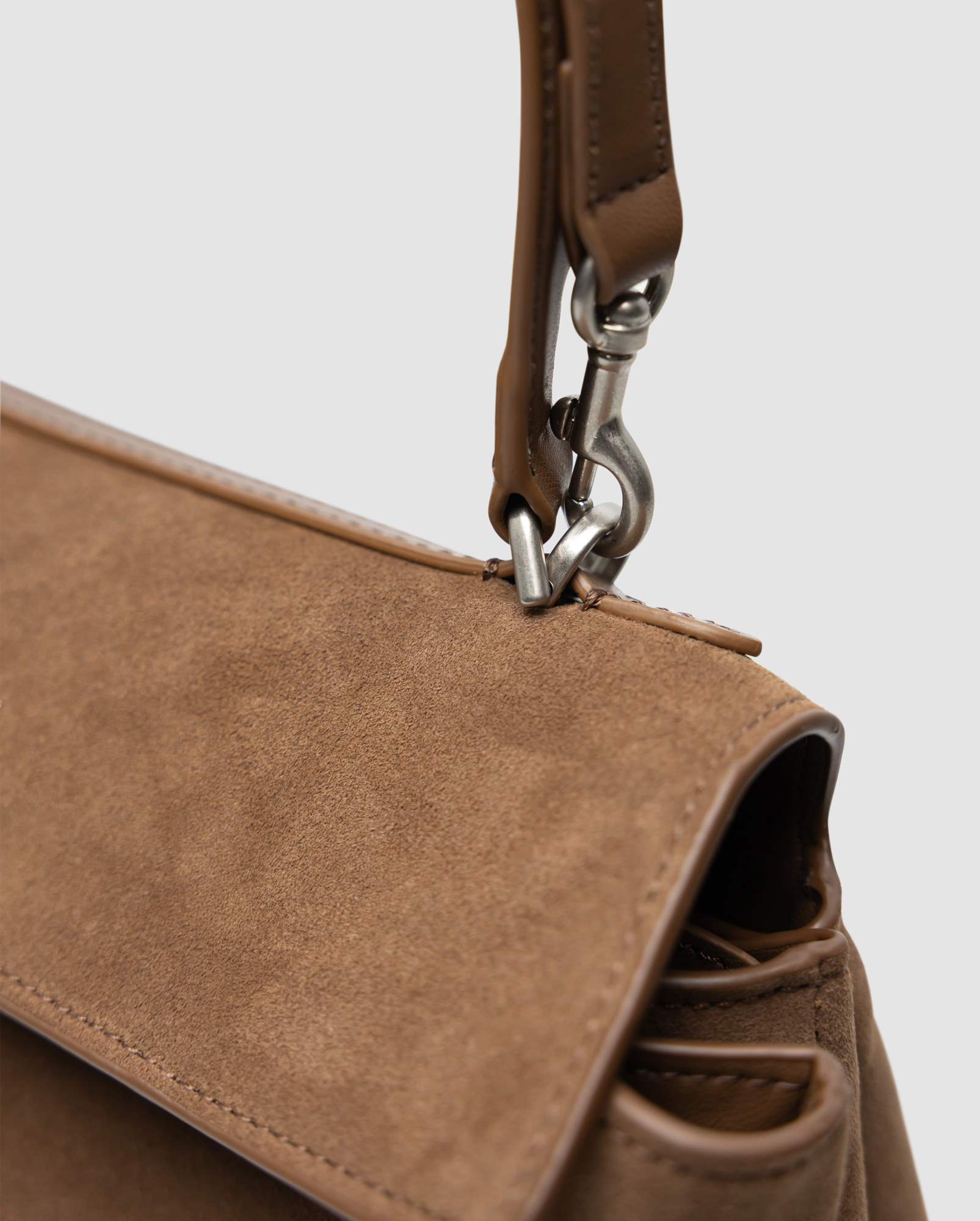 Balenciaga Rodeo Brown Suede/Silver - 5