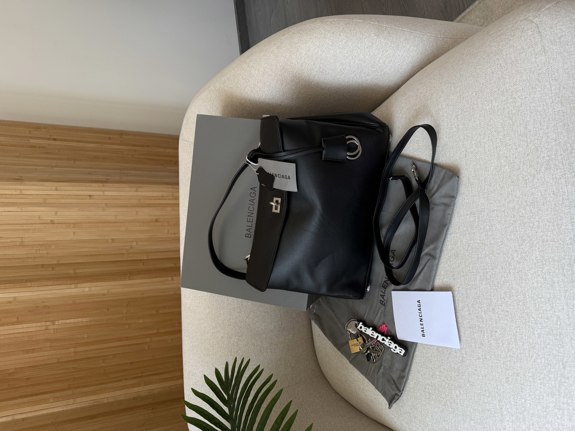 Balenciaga Rodeo Large Black/Silver - 14