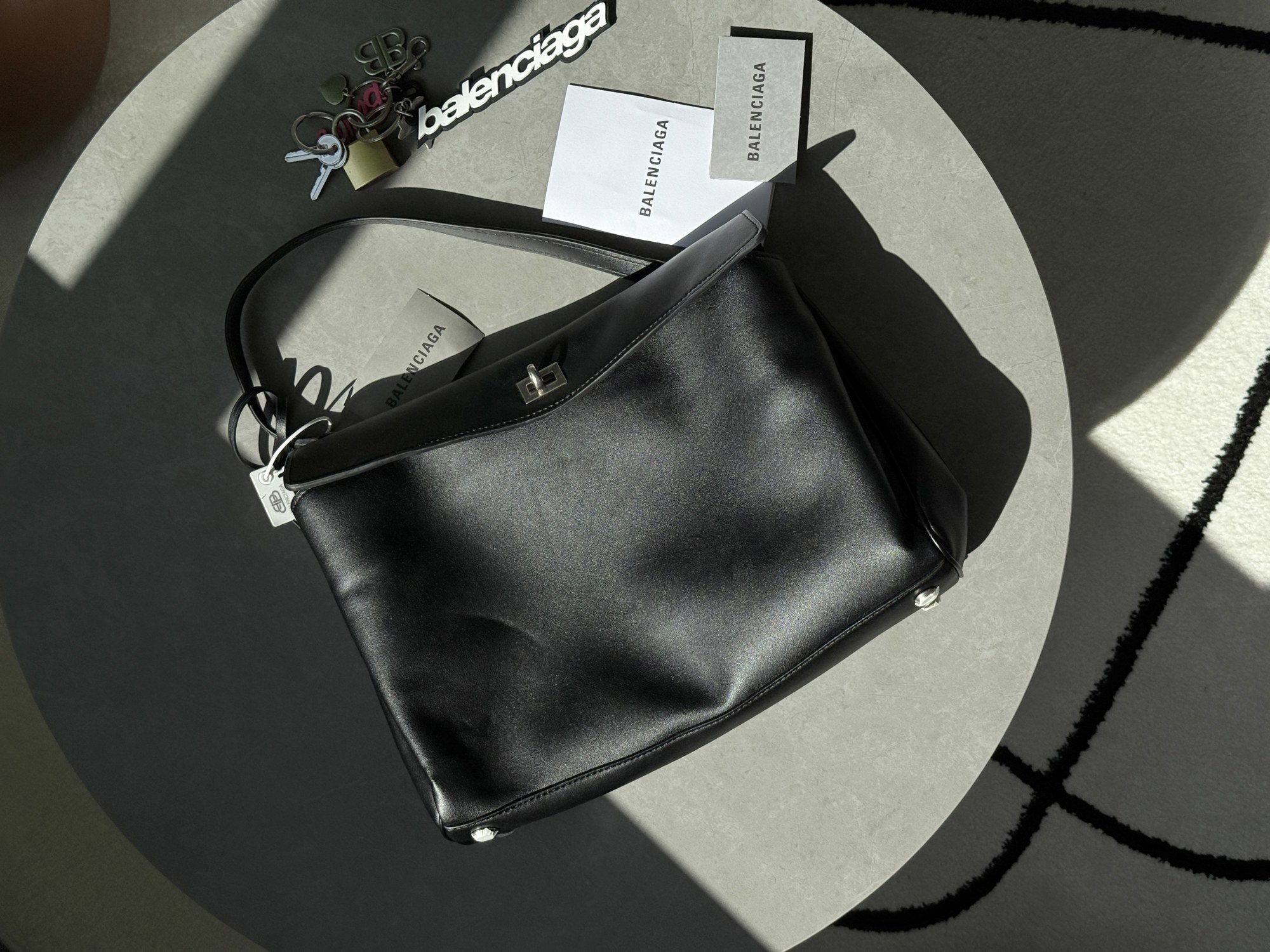 Balenciaga Rodeo Large Black/Silver - 12