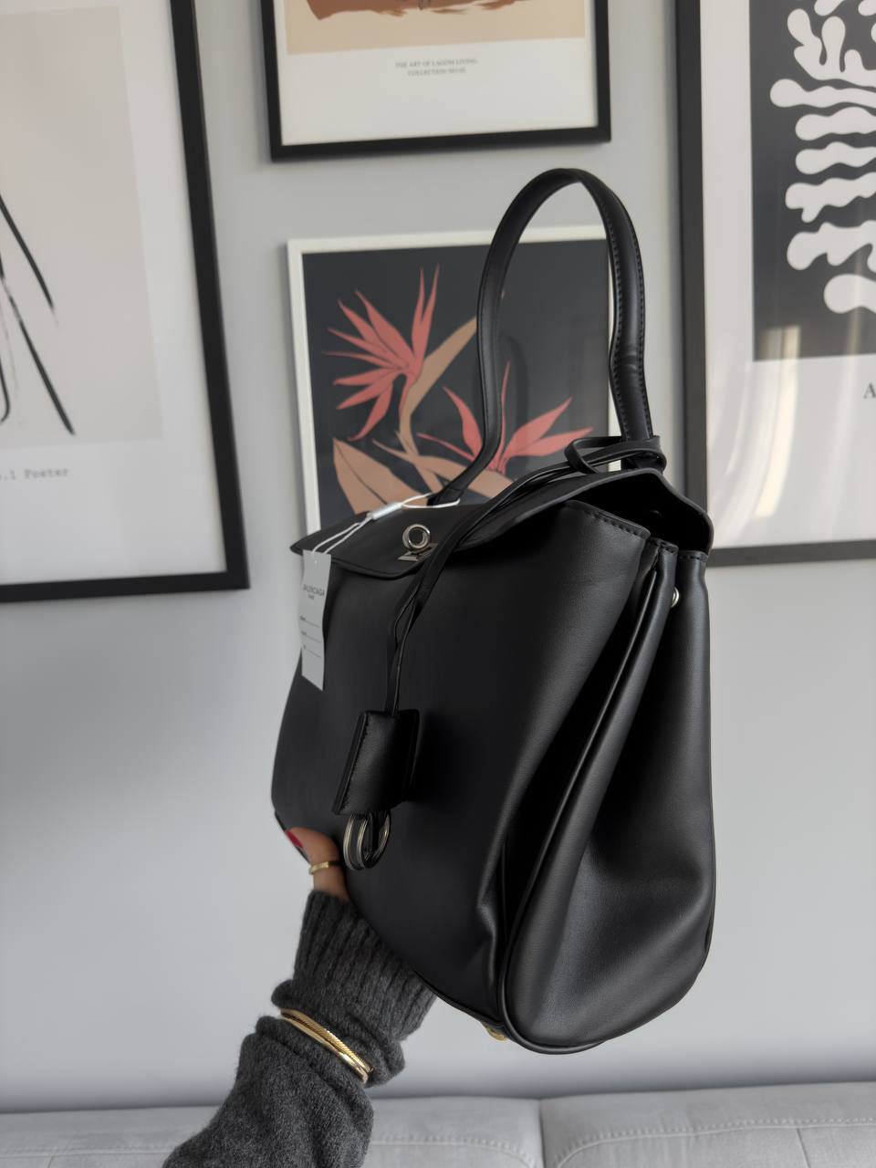 Balenciaga Rodeo Large Black/Silver - 7