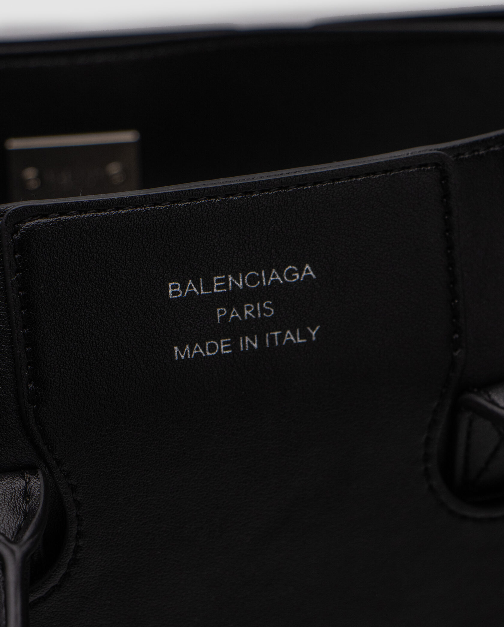 Balenciaga Rodeo Large Crocodile Embossed Black/Silver - 13