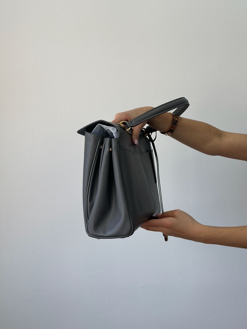 Balenciaga Rodeo Large Grey/Gold - 5