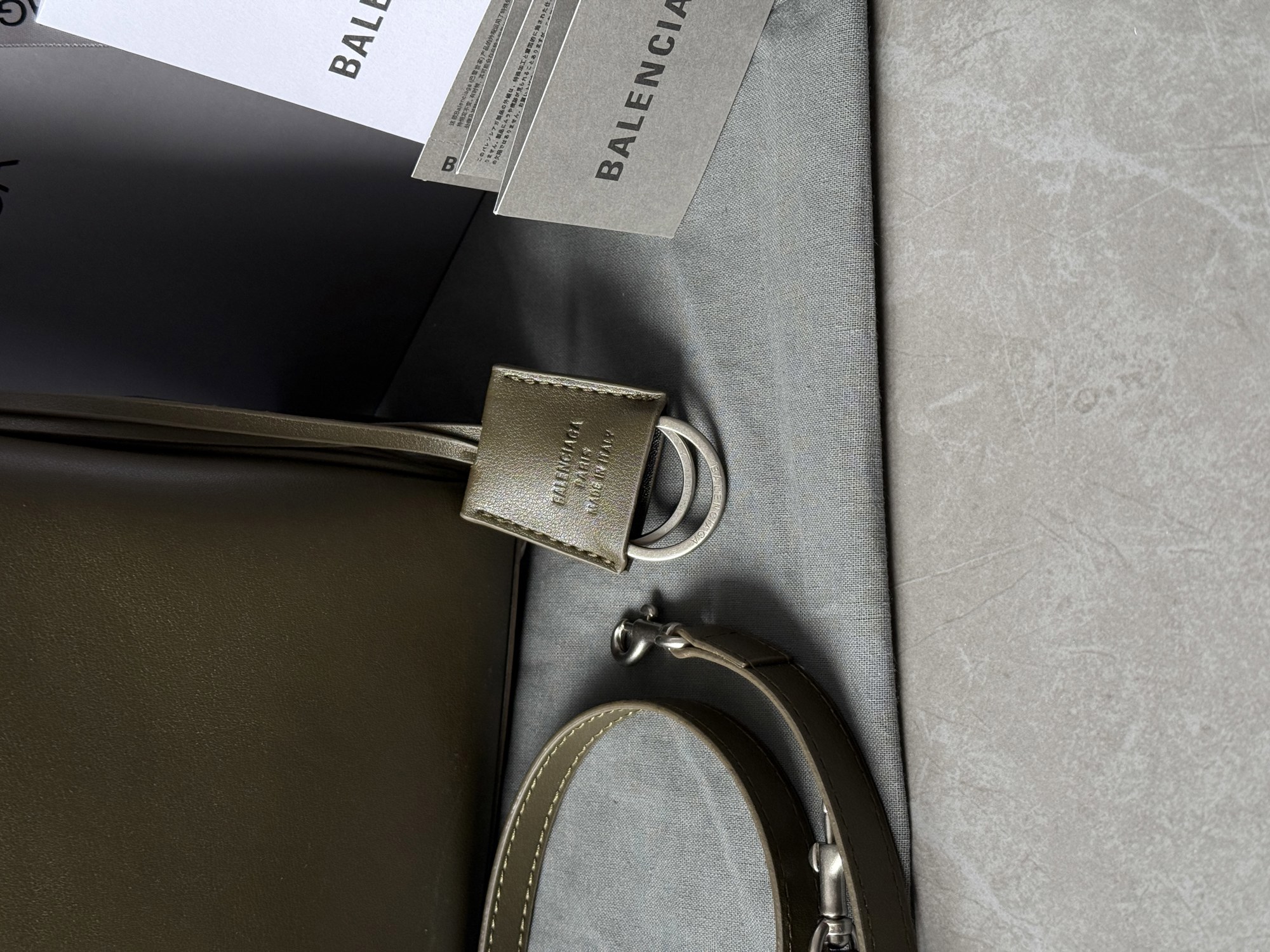 Balenciaga Rodeo Large Olive/Silver - 13