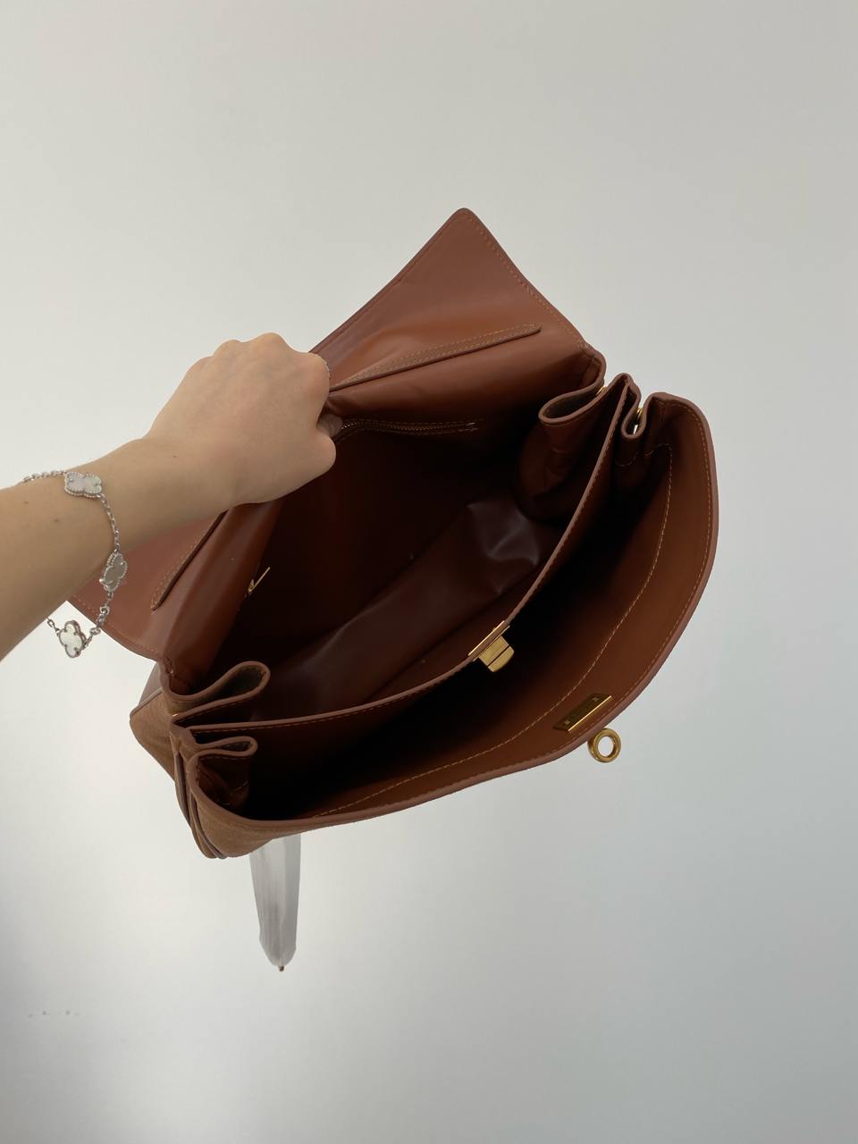 Balenciaga Rodeo Large Suede Brown/Gold Hardware - 13