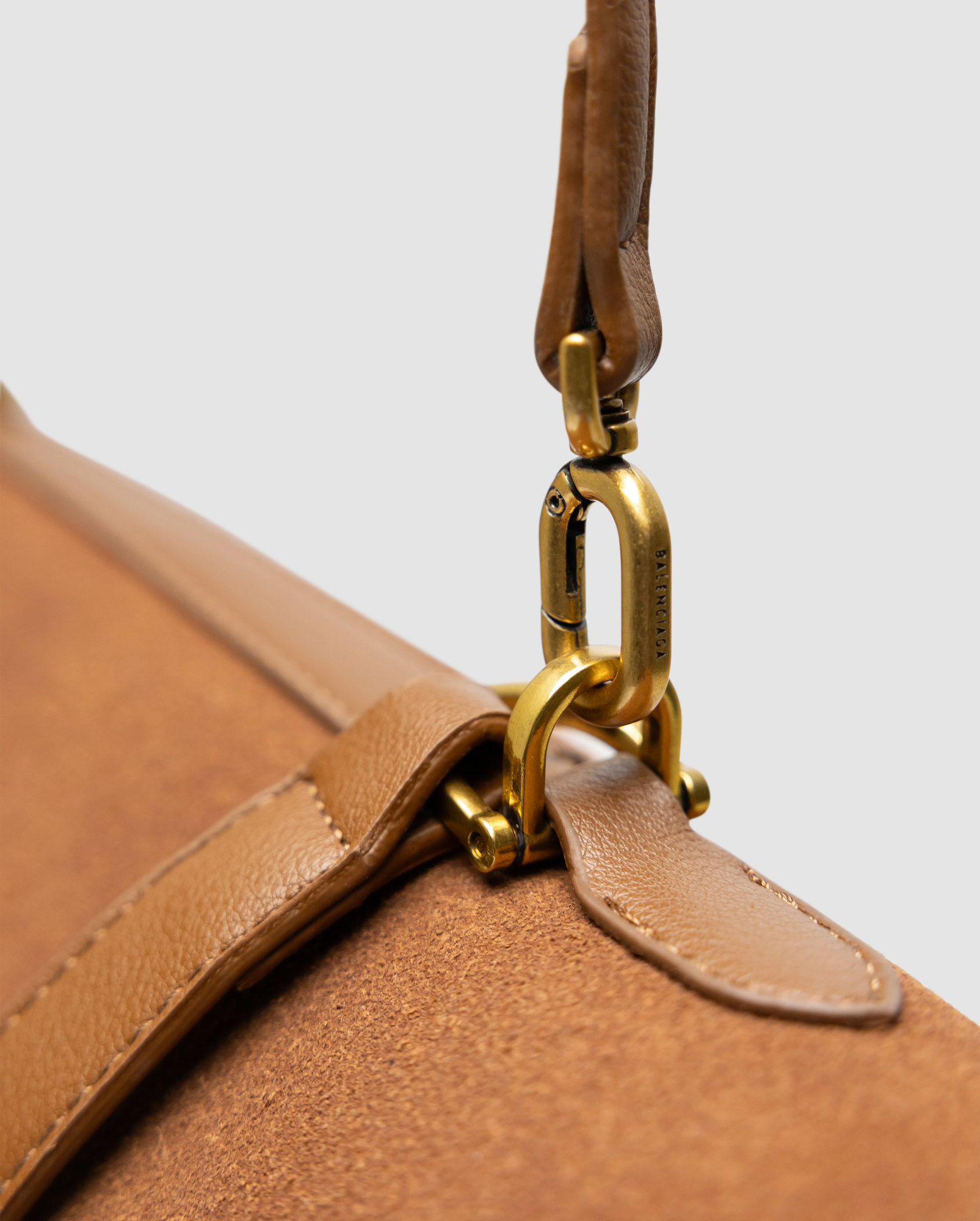 Balenciaga Rodeo Large Suede Ginger/Gold - 5
