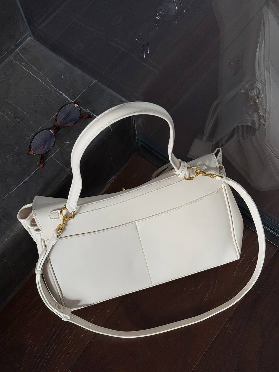 Balenciaga Rodeo Large White/Gold - 11