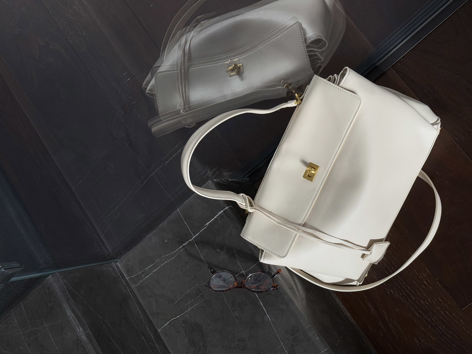 Balenciaga Rodeo Large White/Gold - 12