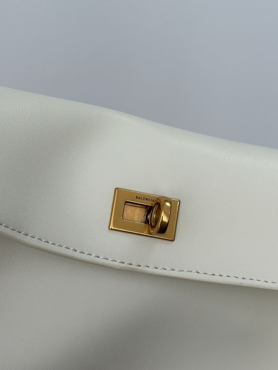 Balenciaga Rodeo Large White/Gold - 5