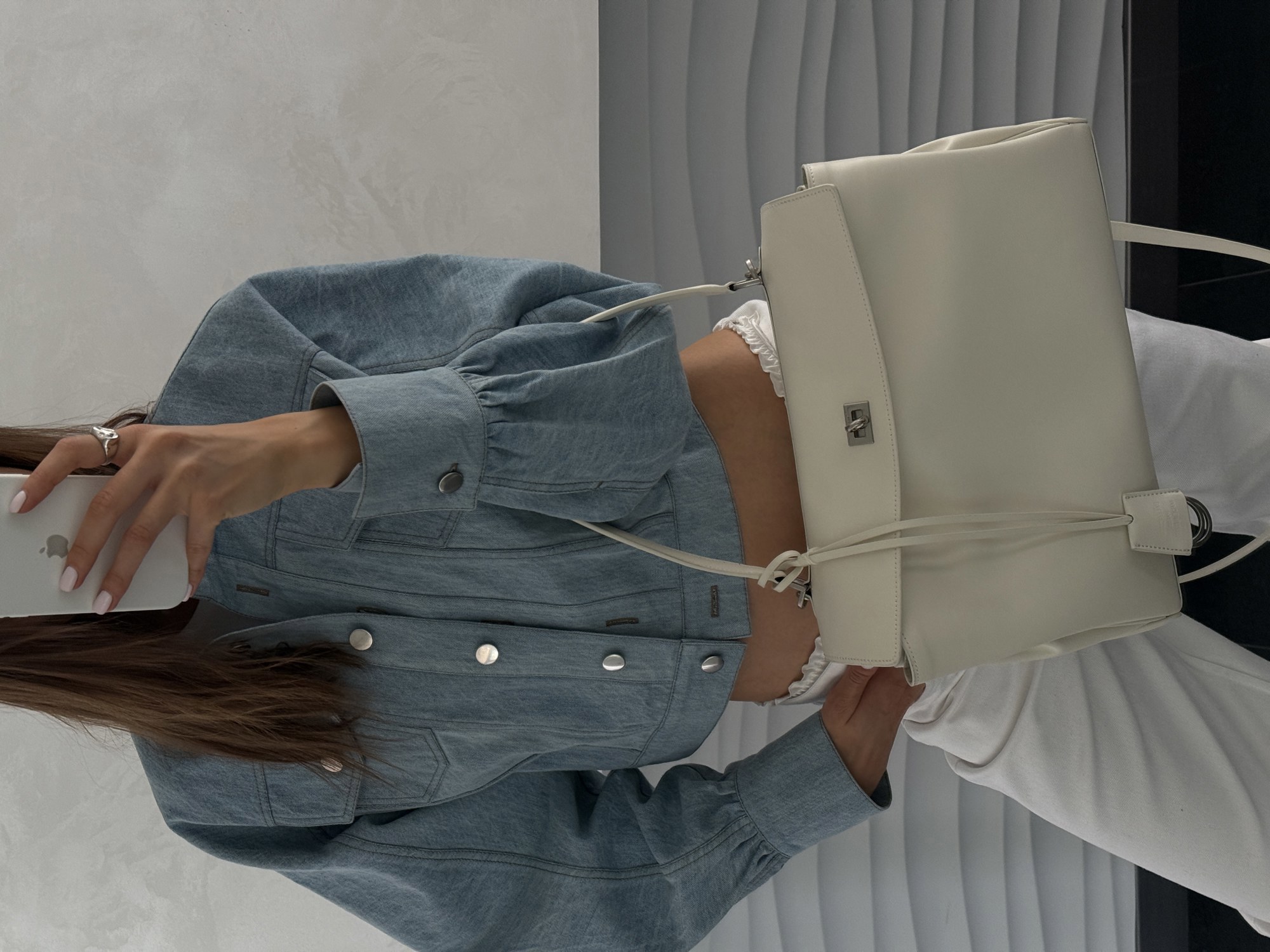 Balenciaga Rodeo Large White/Silver - 5