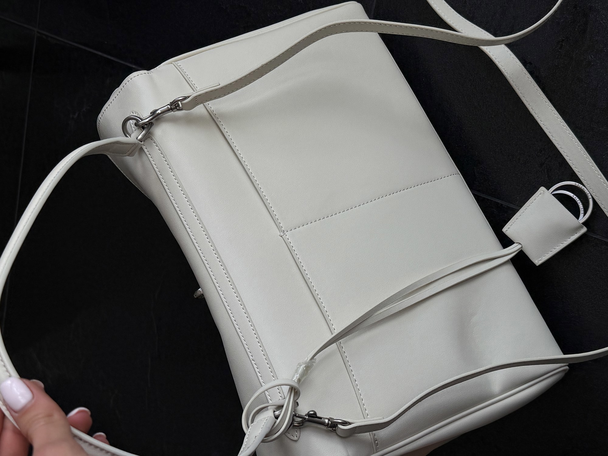 Balenciaga Rodeo Large White/Silver - 8