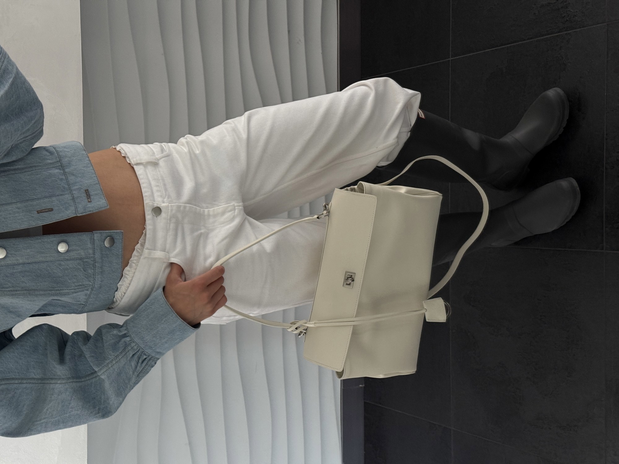 Balenciaga Rodeo Large White/Silver - 6
