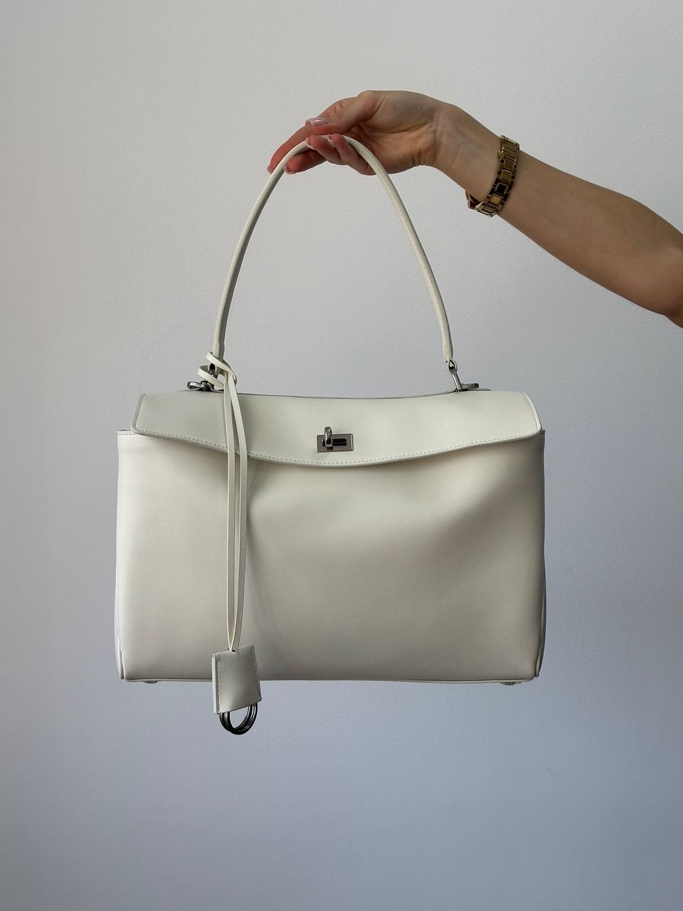 Balenciaga Rodeo Large White/Silver - 2