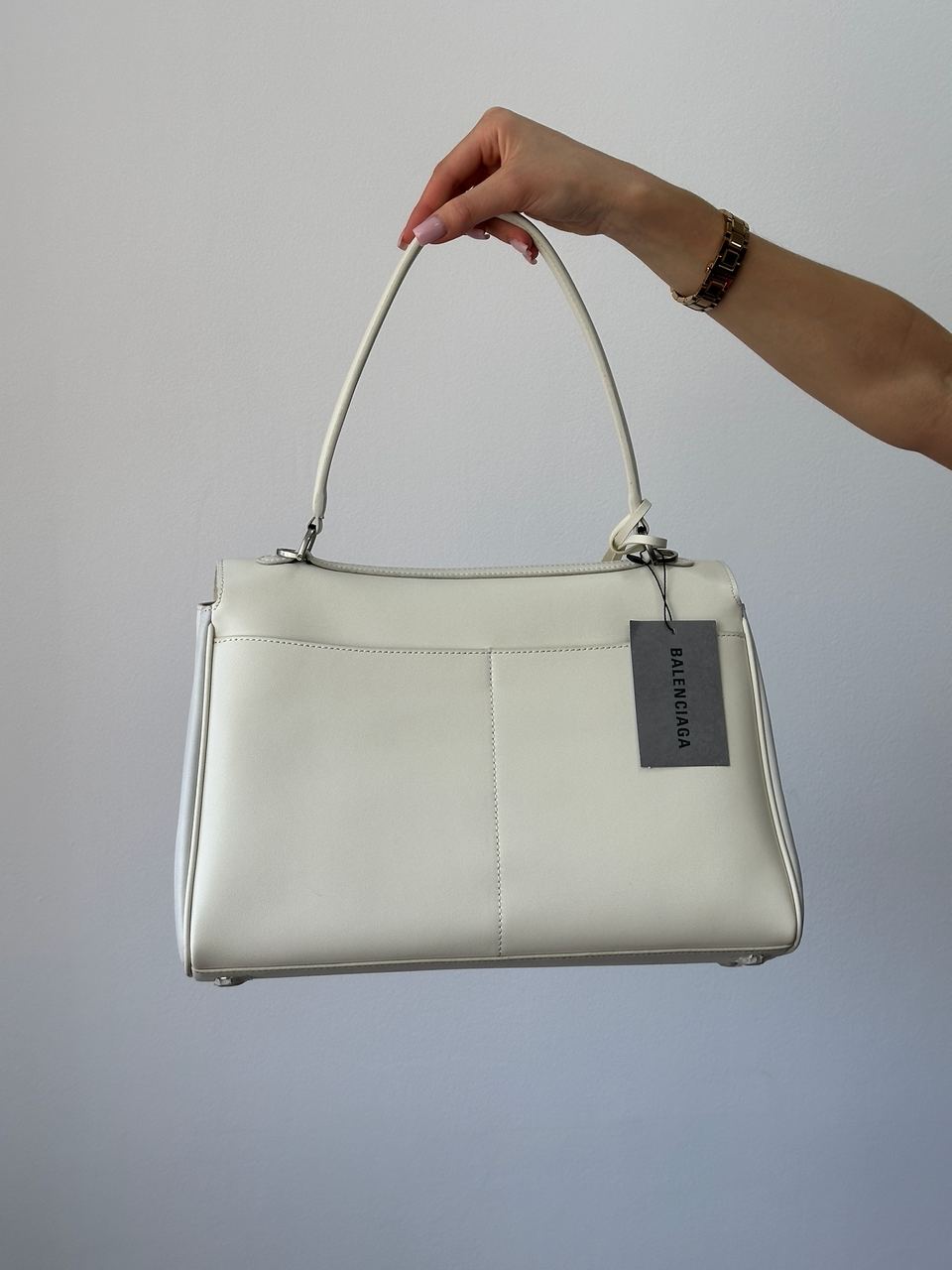 Balenciaga Rodeo Large White/Silver - 4