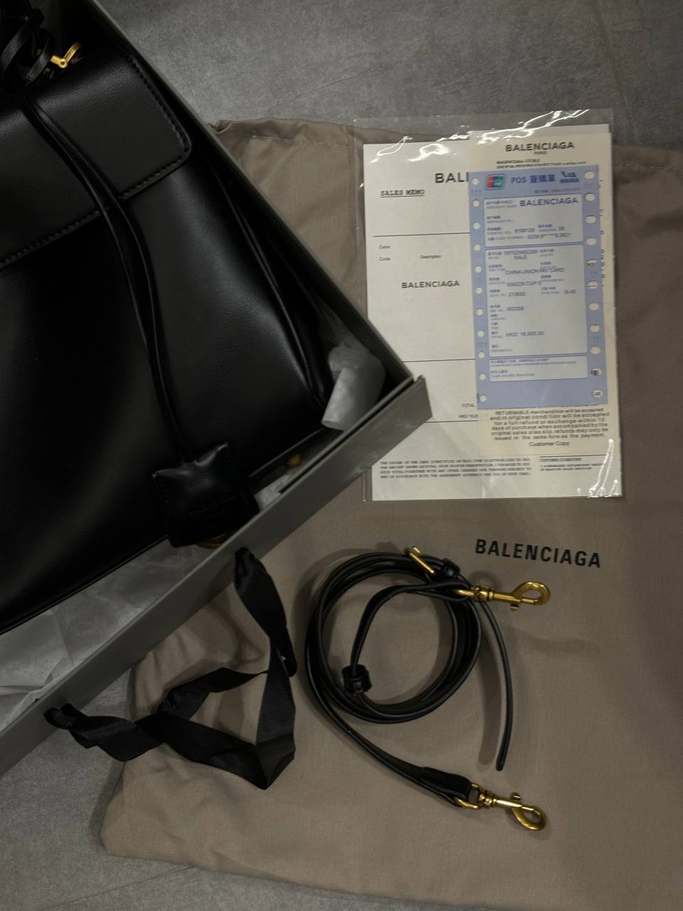 Balenciaga Rodeo Medium Black/Gold - 6