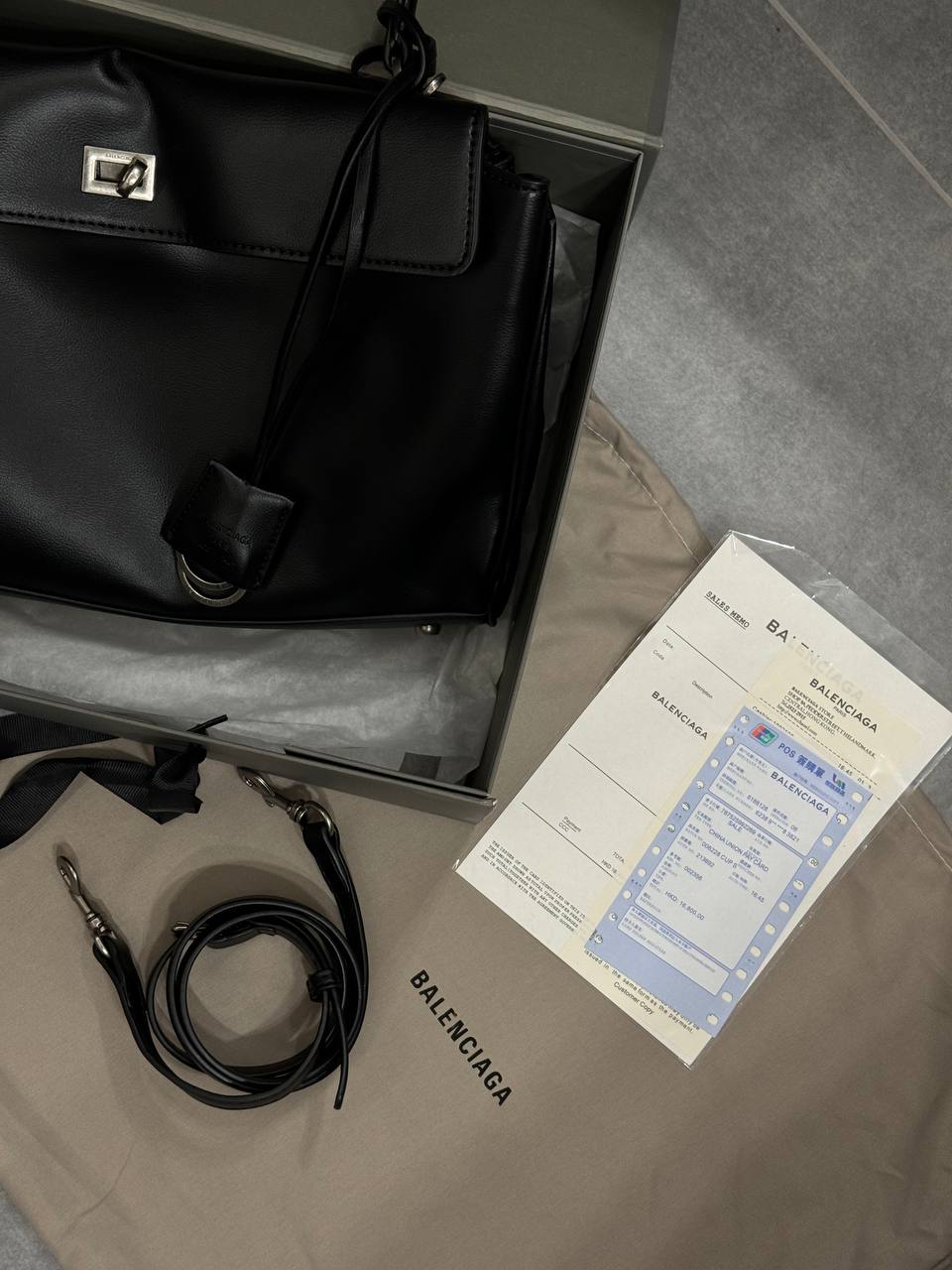 Balenciaga Rodeo Medium Black/Silver - 3